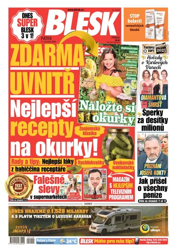 Obálka e-magazínu Blesk 11.7.2025