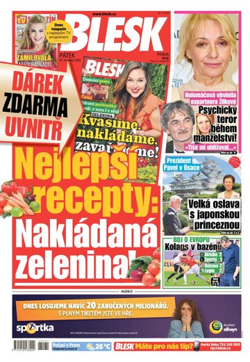 Obálka e-magazínu Blesk 25.7.2025
