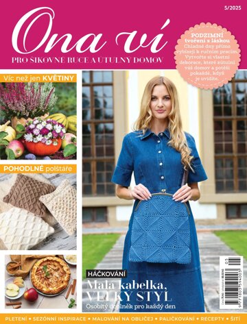 Obálka e-magazínu Ona ví 5/2025