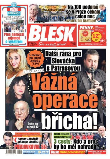 Obálka e-magazínu Blesk 10.9.2025