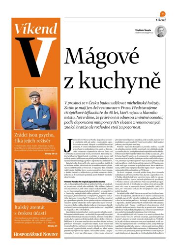 Obálka e-magazínu Hospodářské noviny - příloha Víkend 231 - 28.11.2025 Víkend