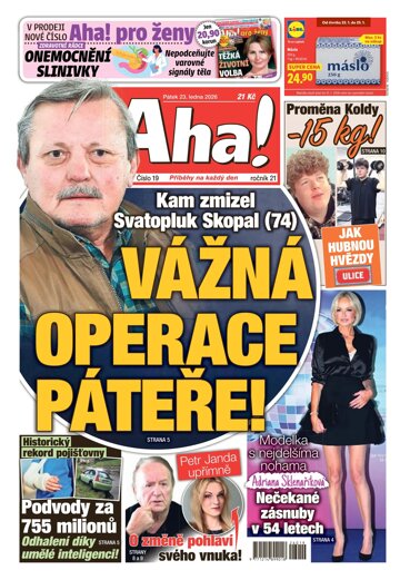 Obálka e-magazínu AHA! 23.1.2026