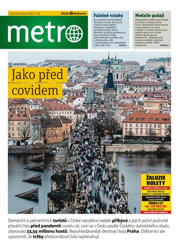 Obálka e-magazínu deník METRO 10.2.2026