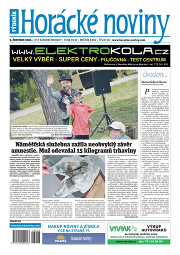 Obálka e-magazínu Horácké Noviny 28/2026