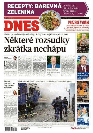 Obálka e-magazínu MF Dnes 14.9.2026
