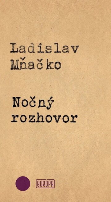 Obálka knihy Nočný rozhovor