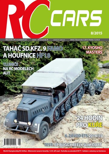 Obálka e-magazínu RC cars 8/15