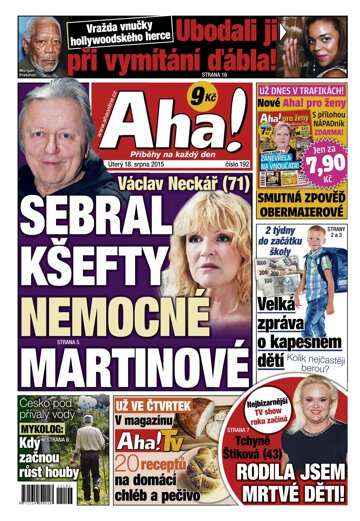 Obálka e-magazínu AHA! 18.8.2015