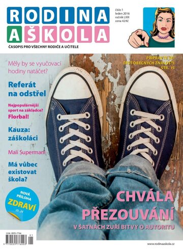 Obálka e-magazínu Rodina a škola 1/2016