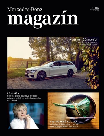 Obálka e-magazínu Mercedes-Benz magazín 4/2016