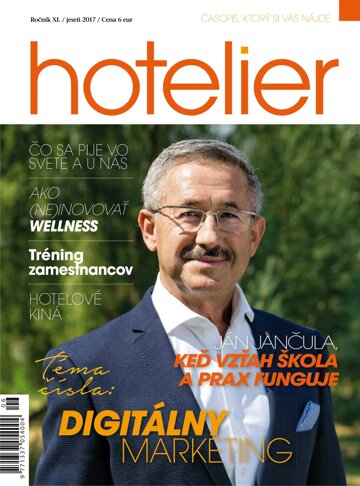 Obálka e-magazínu Hotelier jeseň 2017