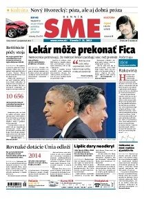 Obálka e-magazínu SME 7.11.2012