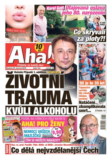 Obálka e-magazínu AHA! 22.6.2019