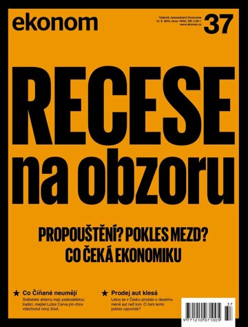 Obálka e-magazínu Ekonom 37 - 12.9.2019