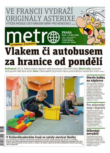 Obálka e-magazínu deník METRO 5.5.2020