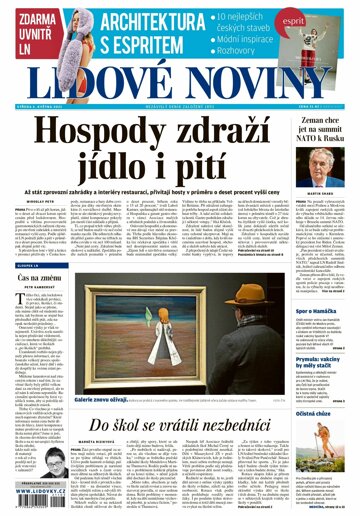 Obálka e-magazínu Lidové noviny 5.5.2021