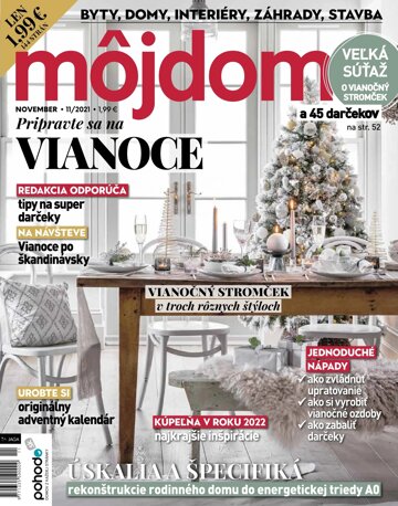 Obálka e-magazínu Môj dom 11/2021