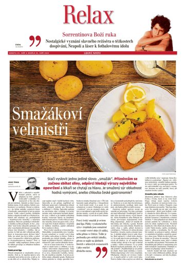 Obálka e-magazínu LN+ Čechy - 24.9.2022