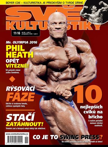 Obálka e-magazínu Svět Kulturistiky 11/2016