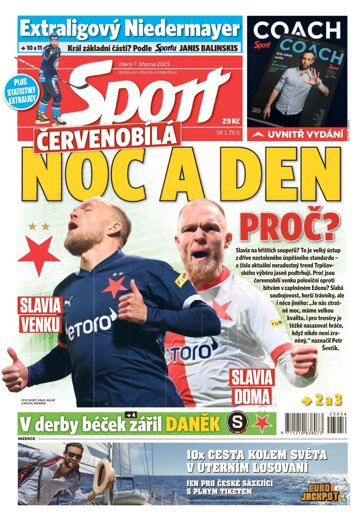 Obálka e-magazínu Sport 7.3.2023