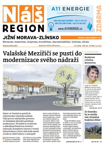 Obálka e-magazínu Náš Region - Jižní Morava/Zlínsko 36/2023