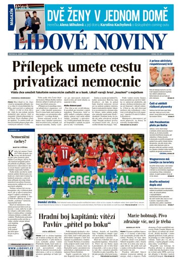 Obálka e-magazínu Lidové noviny 8.9.2023