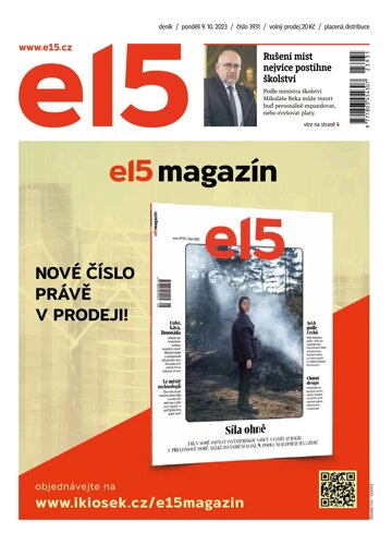 Obálka e-magazínu E15 9.10.2023