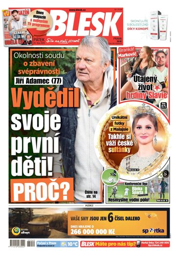 Obálka e-magazínu Blesk 24.10.2025