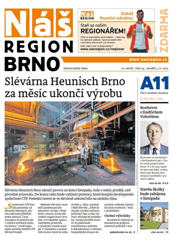 Obálka e-magazínu Náš Region - Brno 45/2025
