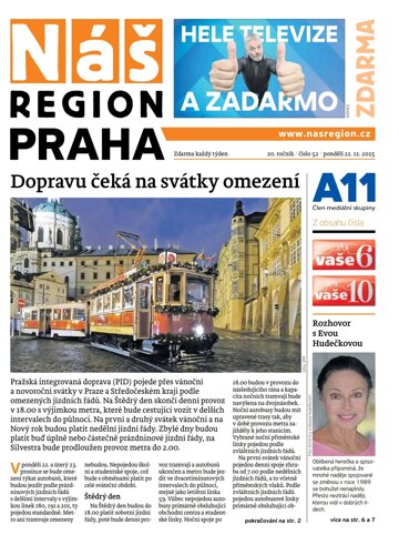 Obálka e-magazínu Náš Region - Praha 52/2025