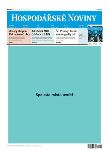 Obálka e-magazínu Hospodářské noviny 072 - 15.4.2026