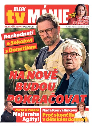 Obálka e-magazínu Blesk Tv manie 18.4.2026