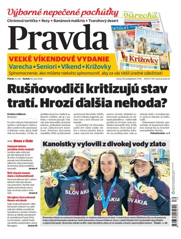 Obálka e-magazínu Pravda 24. 7. 2026