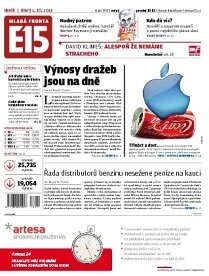 Obálka e-magazínu E15 1.10.2013