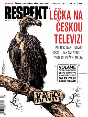 Obálka e-magazínu Respekt 17/2015