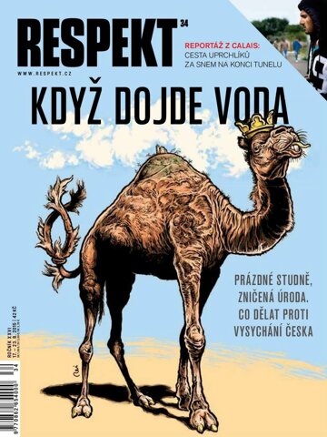 Obálka e-magazínu Respekt 34/2015