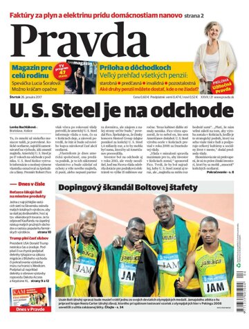 Obálka e-magazínu Pravda 26. 1. 2017