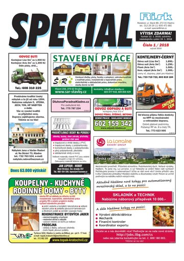 Obálka e-magazínu Special 1/2018