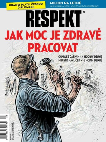 Obálka e-magazínu Respekt 25/2019