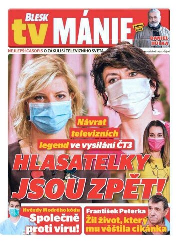 Obálka e-magazínu Blesk Tv manie 28.3.2020