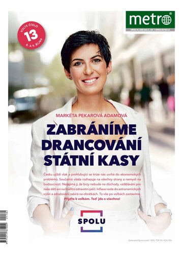 Obálka e-magazínu deník METRO 24.9.2021