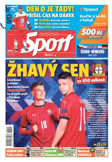 Obálka e-magazínu Sport 26.5.2022