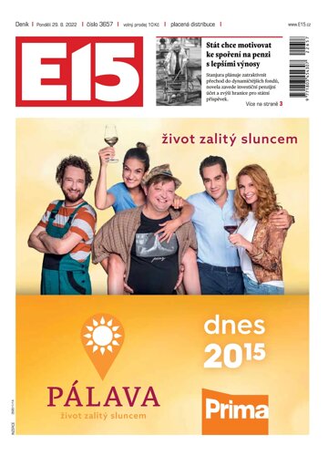 Obálka e-magazínu E15 29.8.2022