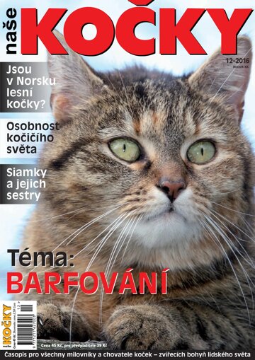 Obálka e-magazínu Naše kočky 12/2016