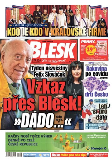 Obálka e-magazínu Blesk 10.5.2023