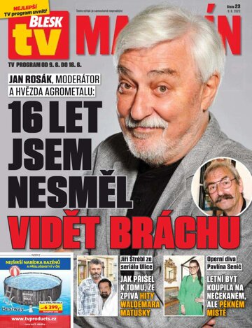 Obálka e-magazínu Blesk Tv magazín - 9.6.2023