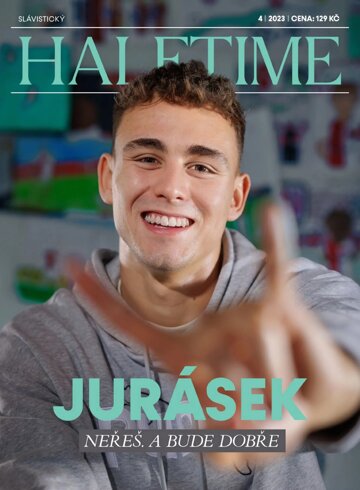 Obálka e-magazínu HALFTIME 13: Jurásek. Neřeš. A bude dobře