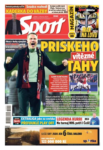 Obálka e-magazínu Sport 1.3.2024