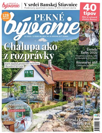 Obálka e-magazínu Pekné bývanie 12/20.01.202526