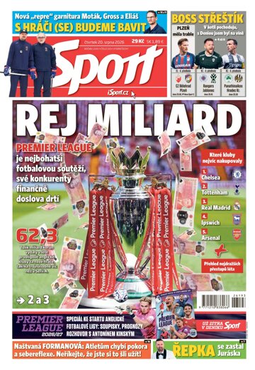 Obálka e-magazínu Sport 20.8.2026